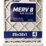 Filter King MERV 8 Air Conditioner Furnace Filter 4 Pack-0