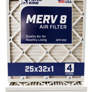 Filter King MERV 8 Air Conditioner Furnace Filter 4 Pack-0