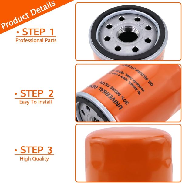 KOONDHEEND Oil Filter Steel Aluminum Generator Replacement-2