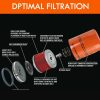 KOONDHEEND Oil Filter Steel Aluminum Generator Replacement-4