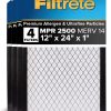 Filtrete MERV 14 Air Filter Furnace AC Replacement 4 Pack-0