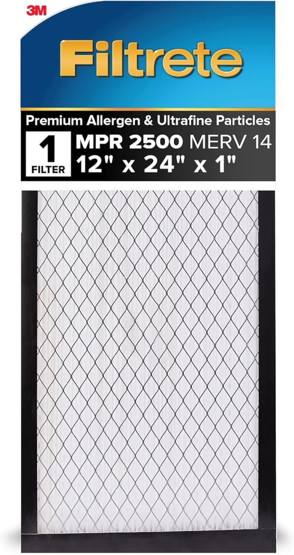 Filtrete MERV 14 Air Filter Furnace AC Replacement 4 Pack-2