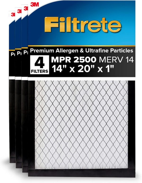 Filtrete MERV 14 Air Filter Furnace AC Replacement-0