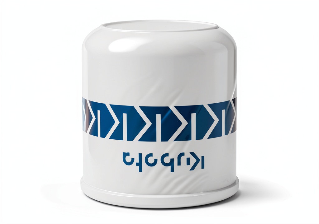 Kubota oil filter HH150-32430 showing dimensions and finish