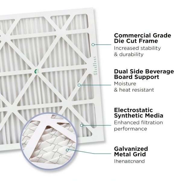 Glasfloss Air Filter MERV 10 Metal Frame Dust Collection-1