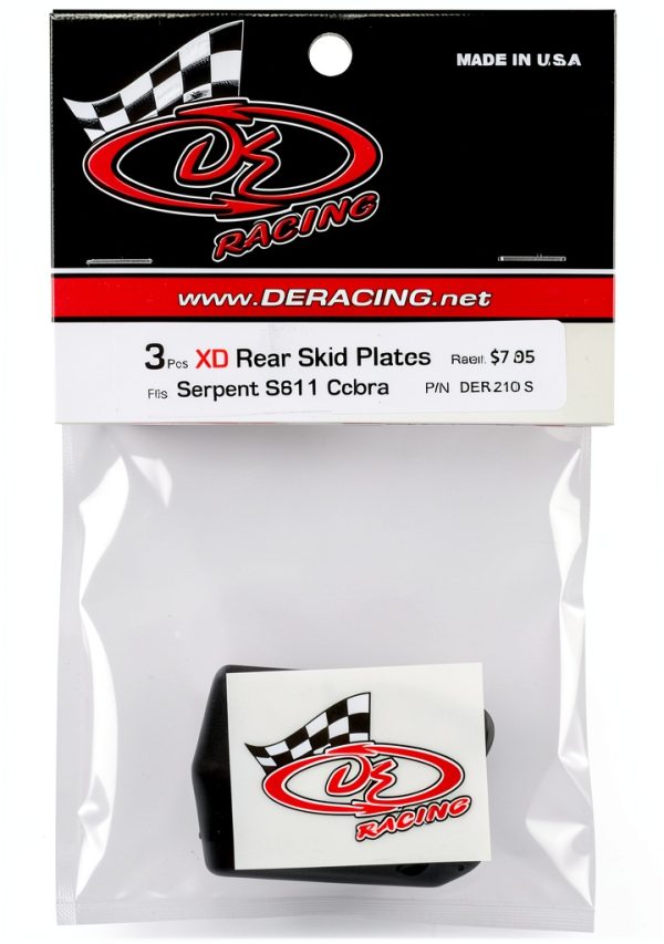 DE Racing DER210S Skid Plate for RC Cars-1