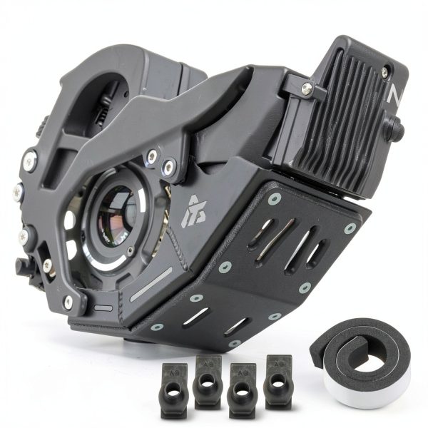 TUSK Motorcycle Skid Plate Aluminum UHMW Overlay-4