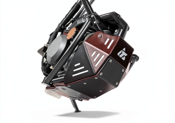 TUSK Quiet Glide Skid Plate Aluminum UHMW for ATV-0