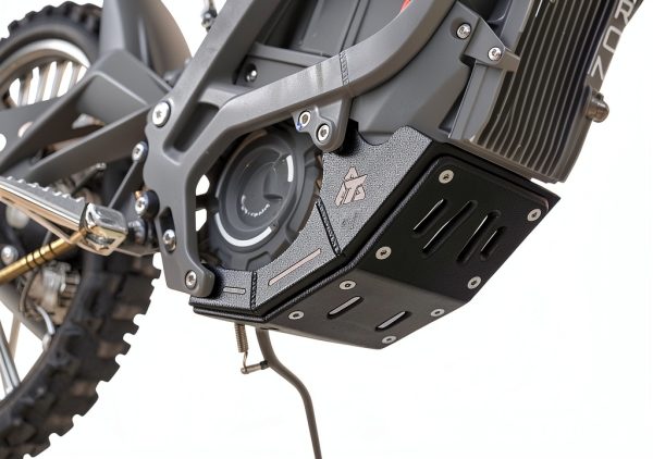 TUSK Motorcycle Skid Plate Aluminum UHMW Overlay-0