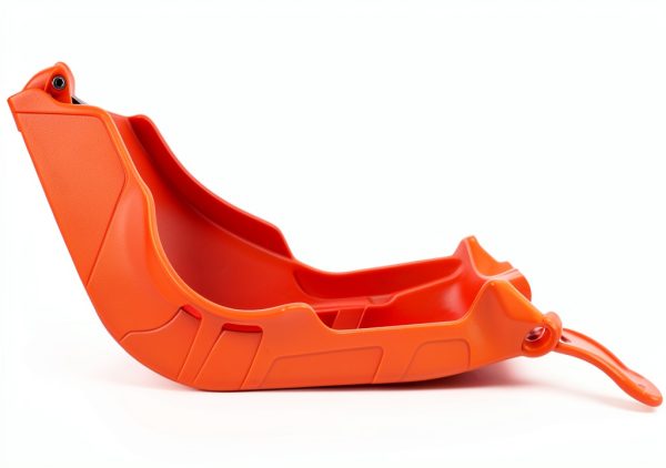 Full Armor Skid Plate Orange by BEST CONNECTIONS Motorcycle Bottom-2