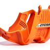 Full Armor Skid Plate Orange by BEST CONNECTIONS Motorcycle Bottom-0