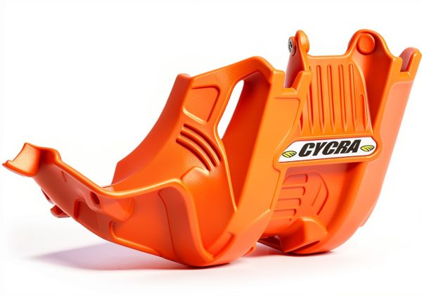 Full Armor Skid Plate Orange by BEST CONNECTIONS Motorcycle Bottom-0