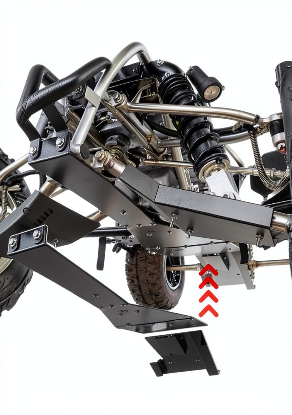 Yamaha Raptor Skid Plate Kit A & UTV PRO Aluminum Guard-2