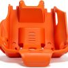 Full Armor Skid Plate Orange by BEST CONNECTIONS Motorcycle Bottom-3