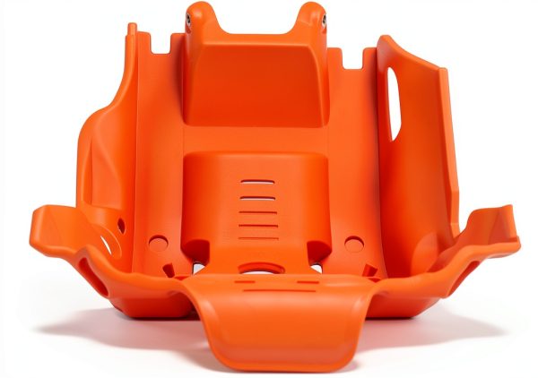 Full Armor Skid Plate Orange by BEST CONNECTIONS Motorcycle Bottom-3