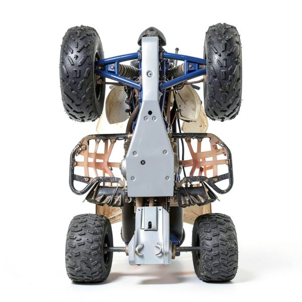 KUAFU ATV Rear Skid Plate for Yamaha Raptor 700 2006-2020 Aluminum-6