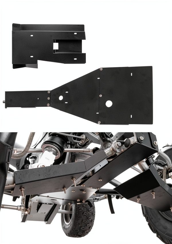 Yamaha Raptor Skid Plate Kit A & UTV PRO Aluminum Guard-4