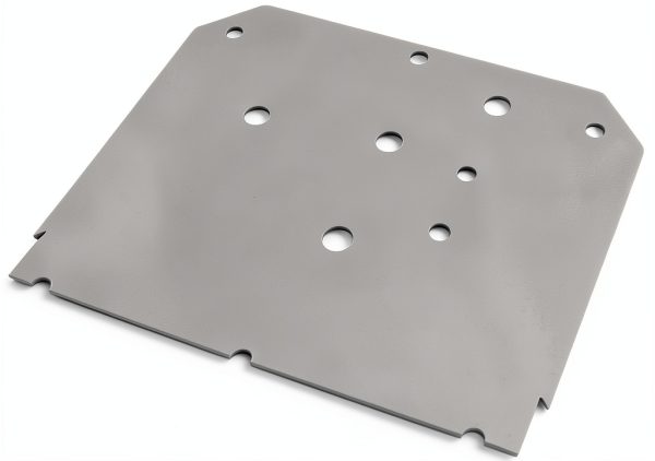 ECOTRIC Chassis Skid Plate Aluminum for Polaris RZR 800/900 Silver-2