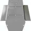 ECOTRIC Chassis Skid Plate Aluminum for Polaris RZR 800/900 Silver-1