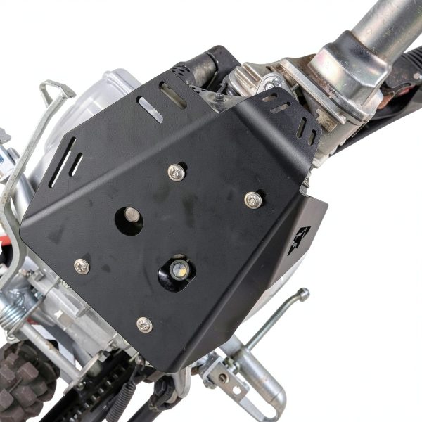 Tusk Aluminum Skid Plate Silver for Honda CRF110F 2019-2025-1