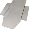ECOTRIC Chassis Skid Plate Aluminum for Polaris RZR 800/900 Silver-0