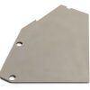 ECOTRIC Chassis Skid Plate Aluminum for Polaris RZR 800/900 Silver-6