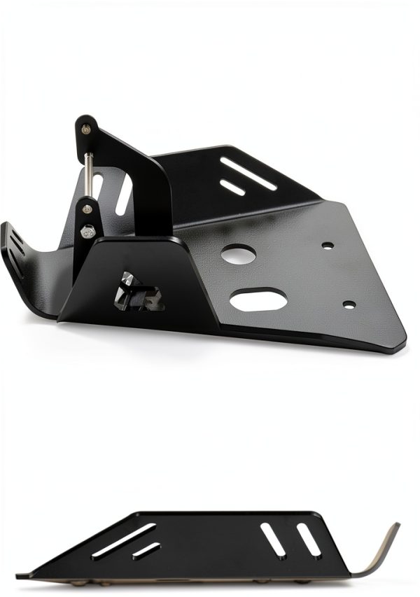 Tusk Aluminum Skid Plate Silver for Honda CRF110F 2019-2025-4