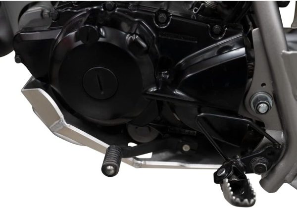 Tusk Aluminum Skid Plate Silver for Yamaha TW200 1990-2023-8