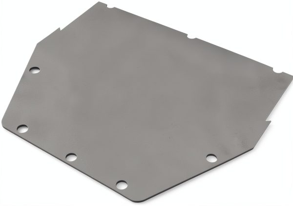 ECOTRIC Chassis Skid Plate Aluminum for Polaris RZR 800/900 Silver-3